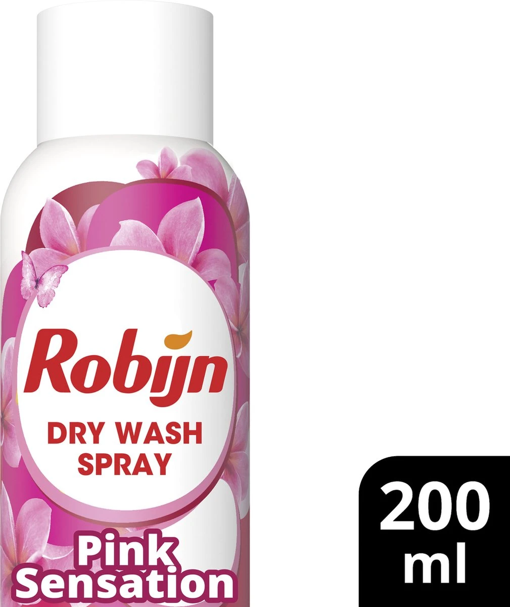 Robijn Pink Sensation Dry Wash Spray 200 ml Robijn Pink Sensation Dry Wash Spray 200 Ml -Schoonmaakproducten Winkel 1009x1200 1