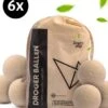 Drogerballen - Droogballen - Wasdrogerballen - Dryerballs - 6 Stuks - XL Formaat - Wol - Set 2 Drogerballen - Droogballen - Wasdrogerballen - Dryerballs - 6 Stuks - XL Formaat - Wol - Set -Schoonmaakproducten Winkel 1047x1200 2