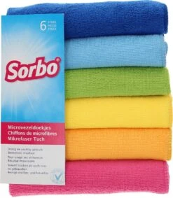Sorbo Microvezeldoek - 6 Stuks - Assorti -Schoonmaakproducten Winkel 1048x1200 1