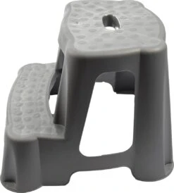 Grijs Kinderkrukje/opstapje Met 2 Treden 35 Cm - Keuken/badkamer Krukjes/opstapjes Voor Kinderen -Schoonmaakproducten Winkel 1081x1200 8