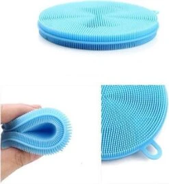 Merkloos Duurzame Siliconen Schoonmaak Spons - Schuurspons - Multifunctionele Siliconen Borstel - Keukenspons - Schoonmaakspons Voor In De Keuken - Dubbelzijdig - Universeel -Schoonmaakproducten Winkel 1101x1200