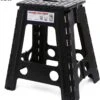 Merkloos Verdikt Kunststof Klapkruk-draagbaar-opvouwbare Kruk-Met Antislip Oppervlak Zwart 29x22cmx45cm -Schoonmaakproducten Winkel 1109x1200 4