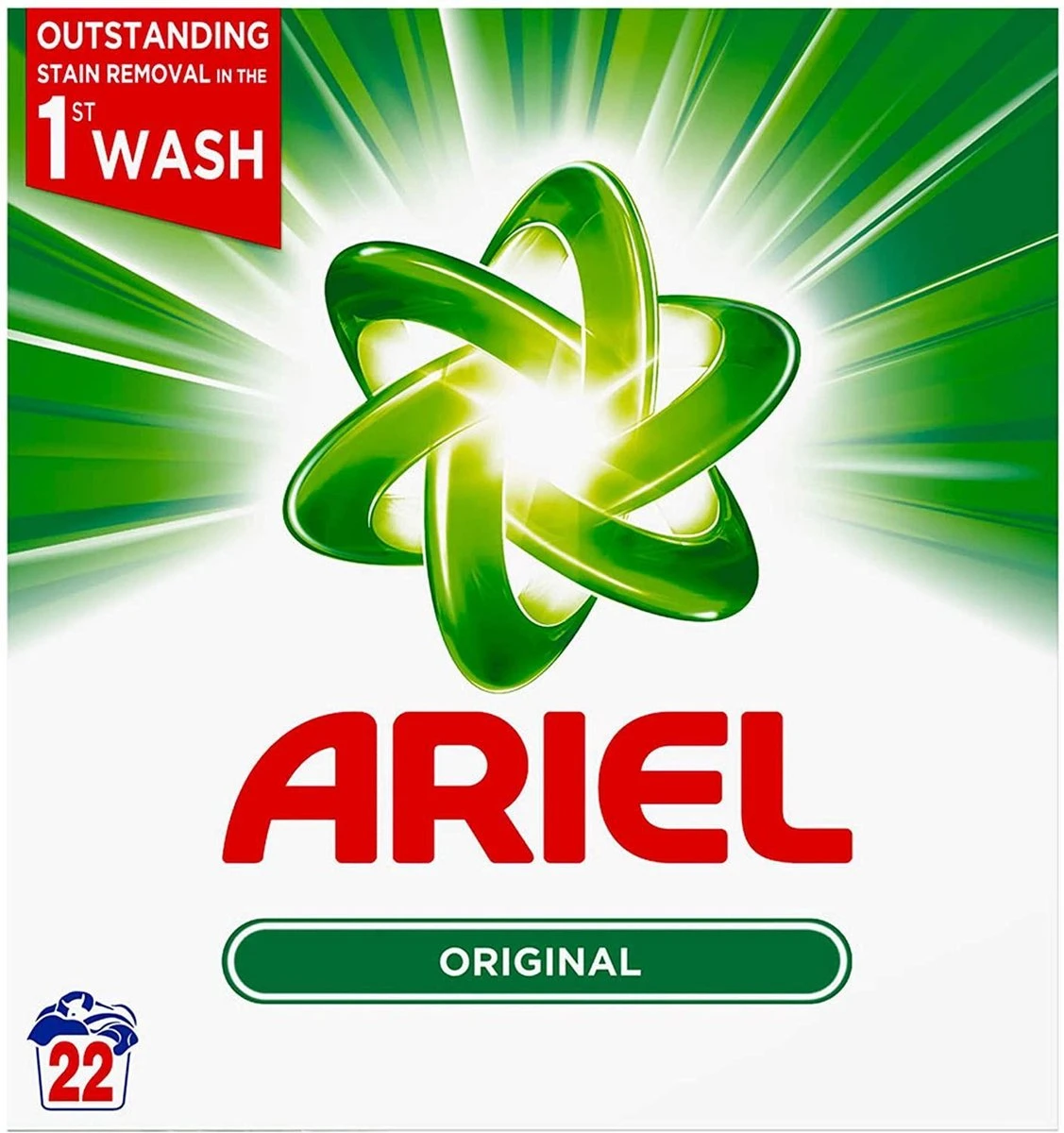 Ariel - Waspoeder - Original - 6 x 1,43kg (132 wasbeurten) Ariel - Waspoeder - Original - 6 X 1,43kg (132 Wasbeurten) -Schoonmaakproducten Winkel