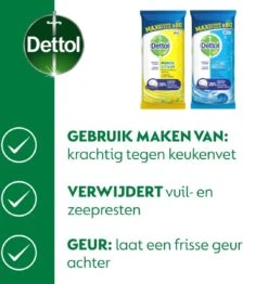 Dettol - 320 Schoonmaakdoekjes Power & Fresh - Citrus 2x80 - Oceanfris 2x80 -Schoonmaakproducten Winkel 1130x1200 4