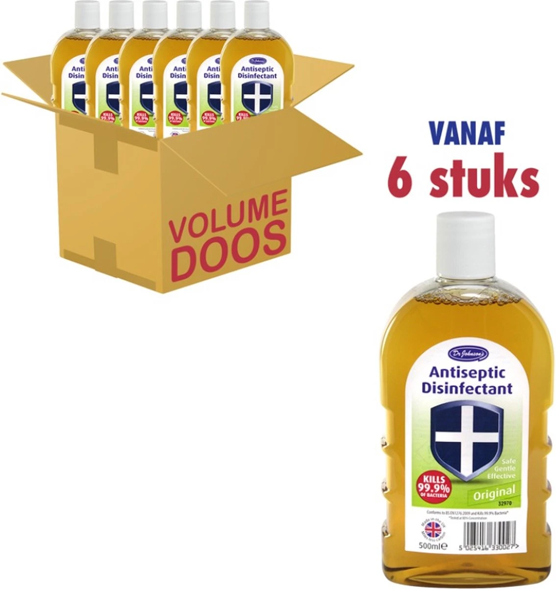 Dr johnsons Ontsmettingsmiddel - 6 x 500ml Voordeelverpakking - dettol antiseptic alternatief Dr Johnsons Ontsmettingsmiddel - 6 X 500ml Voordeelverpakking - Dettol Antiseptic Alternatief -Schoonmaakproducten Winkel 1134x1200 1