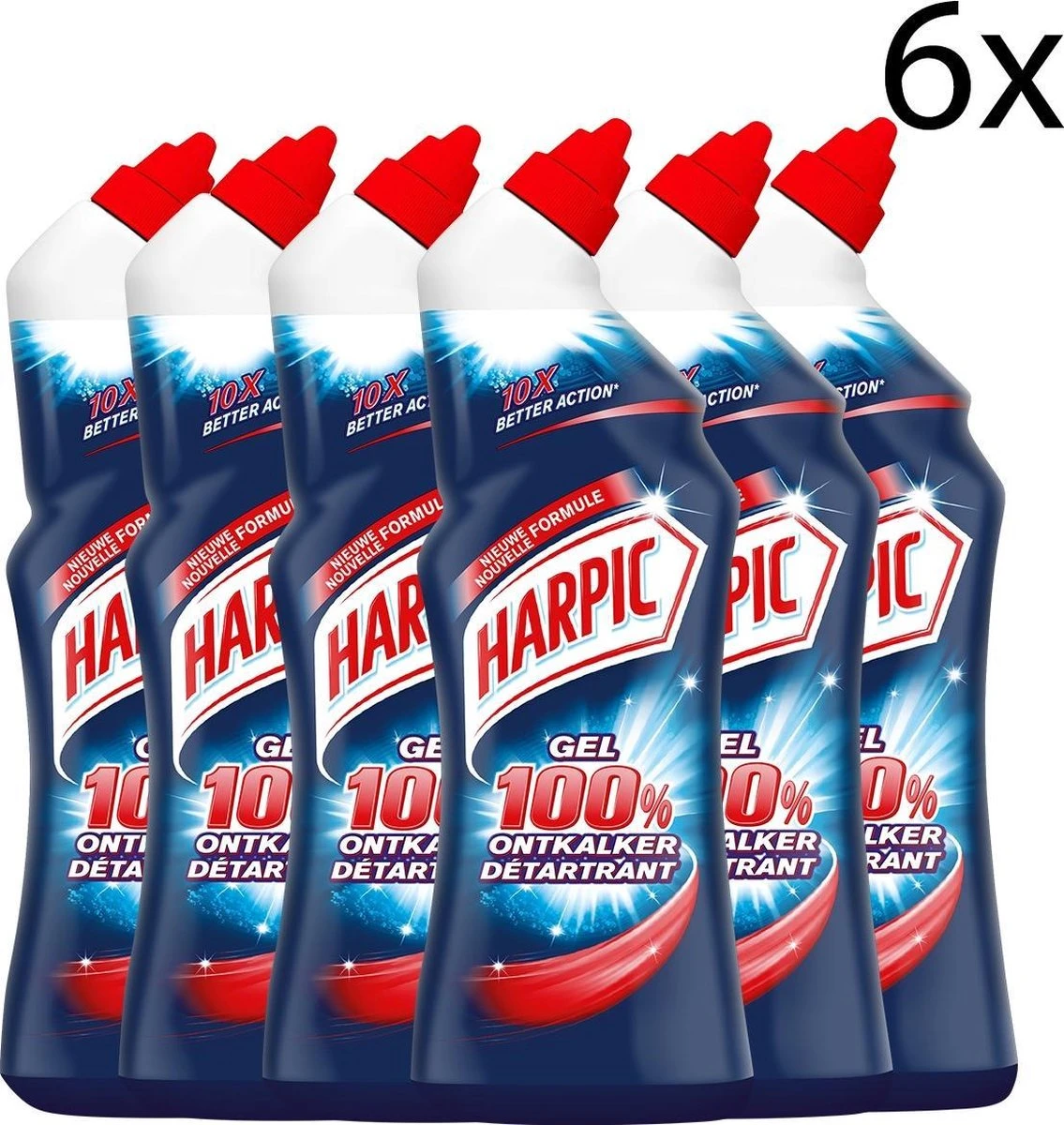 Harpic WC-reiniger Gel 100% Ontkalker- 750ml x6 Harpic WC-reiniger Gel 100% Ontkalker- 750ml X6 -Schoonmaakproducten Winkel 1135x1200 1