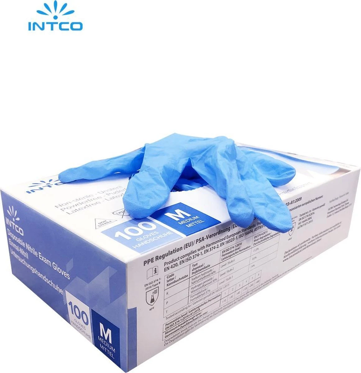 Intco Nitril handschoenen - 100 Stuks Nitrile Wegwerp Handschoenen - Poedervrij, Latexvrij - Onderzoekshandschoenen - Maat: S - Blauw Intco Nitril Handschoenen - 100 Stuks Nitrile Wegwerp Handschoenen - Poedervrij, Latexvrij - Onderzoekshandschoenen - Maat: S - Blauw -Schoonmaakproducten Winkel 1162x1200 5