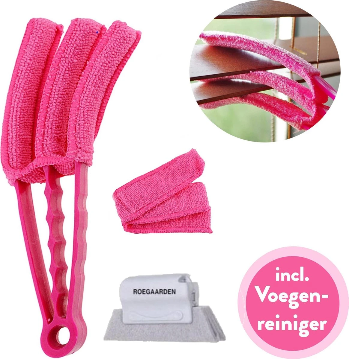 Jaloezie reiniger - Lamellen reiniger - Plumeau - Roze - Inclusief voegenreiniger Jaloezie Reiniger - Lamellen Reiniger - Plumeau - Roze - Inclusief Voegenreiniger -Schoonmaakproducten Winkel 1164x1200 1