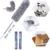 Fain® Plumeau Met Telescoopsteel – Grijs – 80 Tot 240 Cm - Uitschuifbaar – Wasbaar - Flexibel 360° Draaibaar – Duster - Microvezel Ragebol -Schoonmaakproducten Winkel 1170x1200 5