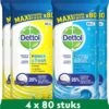 Dettol - 320 Schoonmaakdoekjes Power & Fresh - Citrus 2x80 - Oceanfris 2x80