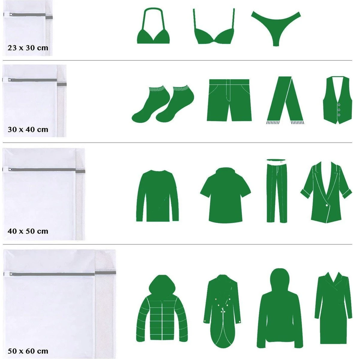 Waszak 7x- Waszakken voor Wasgoed- Laundry Bag- Incl. BH waszakje lingerie- Travel organizer bags-Set van 7 Merkloos Waszak 7x- Waszakken Voor Wasgoed- Laundry Bag- Incl. BH Waszakje Lingerie- Travel Organizer Bags-Set Van 7 -Schoonmaakproducten Winkel 1178x1200 4