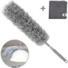 JUST23 Plumeau Uitschuifbaar Met Telescoopsteel – 60 Tot 140 Cm – Ragebol – Stoffer – Duster – Grijs – Incl. Microfiber Doek -Schoonmaakproducten Winkel 1187x1200 7