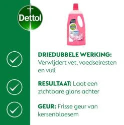 Dettol - Power & Fresh - Allesreiniger - Kersenbloesem - 8 X 1 Liter 6 Dettol - Power & Fresh - Allesreiniger - Kersenbloesem - 8 X 1 Liter -Schoonmaakproducten Winkel 1189x1200