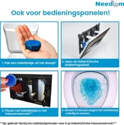 Needum ® Toiletblokjes Voor Inbouwreservoirs – WC-blokjes – Toiletblokken In Een Voordeelverpakking – 30 Stuks -Schoonmaakproducten Winkel 1190x1200 5