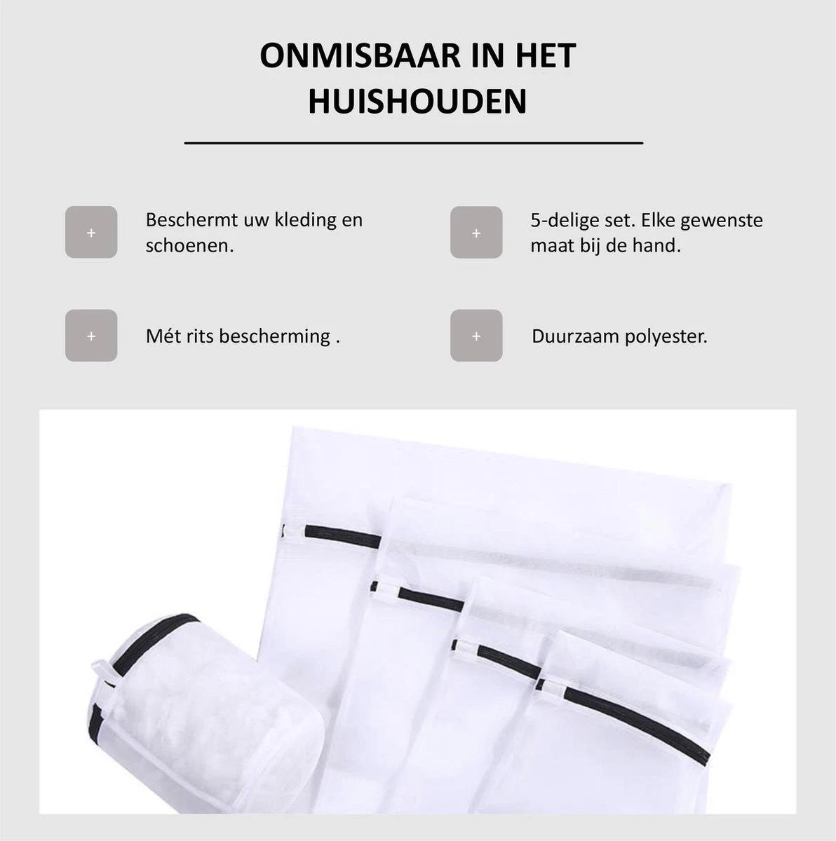 Waszakken | Set van 5 Waszakjes met Rits - Waszak - Wasnet - Kledingzakjes - BH Was Zakjes - Laundry Bag Set voor Ondergoed - Kleding - Delicaat Wasgoed - Wasmachine Zakjes - Wasgoed Merkloos Waszakken | Set Van 5 Waszakjes Met Rits - Waszak - Wasnet - Kledingzakjes - BH Was Zakjes - Laundry Bag Set Voor Ondergoed - Kleding - Delicaat Wasgoed - Wasmachine Zakjes - Wasgoed -Schoonmaakproducten Winkel 1192x1200 7