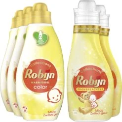 Robijn Perfect Match Zwitsal Wasmiddel En Wasverzachter Pakket - 5 Stuks - Voordeelverpakking -Schoonmaakproducten Winkel 1197x1200 3