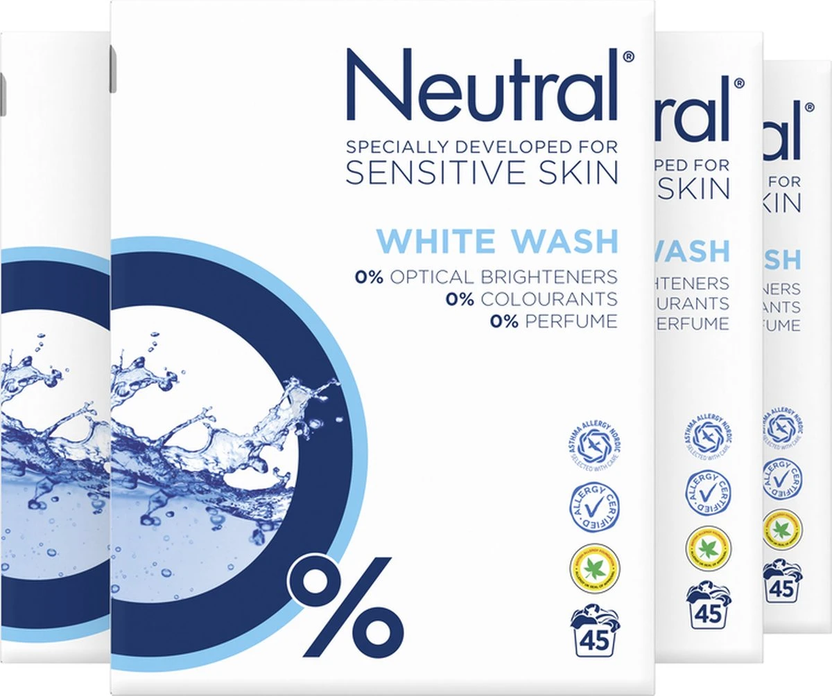 Neutral Waspoeder Wit Parfumvrij - 4x45 Wasbeurten - Voordeelverpakking Neutral Waspoeder Wit Parfumvrij - 4x45 Wasbeurten - Voordeelverpakking -Schoonmaakproducten Winkel 1200x1005 2