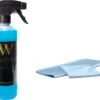 Waxximo COMBIDEAL Glasreiniger Spray + 2 Glasdoeken - Auto Ruiten Reinigen - Ramen Reiniger - Streeploze Ramen - Ruitendoek - Glansdoek -Schoonmaakproducten Winkel 1200x1013