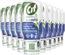 Cif Power & Shine Badkamer Ecorefill Capsule - 10 X 70 Ml - Voordeelverpakking 3 Cif Power & Shine Badkamer Ecorefill Capsule - 10 X 70 Ml - Voordeelverpakking -Schoonmaakproducten Winkel 1200x1016 1