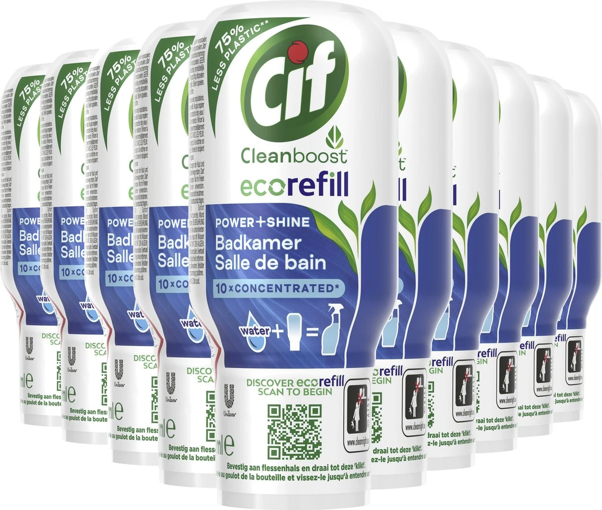 Cif Power & Shine Badkamer Ecorefill Capsule - 10 x 70 ml - Voordeelverpakking Cif Power & Shine Badkamer Ecorefill Capsule - 10 X 70 Ml - Voordeelverpakking -Schoonmaakproducten Winkel 1200x1016 1