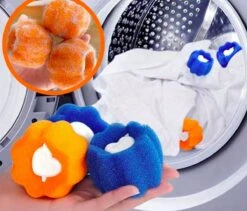 Merkloos Wasbol - Kat - Haarverwijderaar Voor Huisdieren - Haarverwijderaar - Wasbollen Voor Wasmachine - Wasbollen - 6 Stuks - Drogerballen. -Schoonmaakproducten Winkel 1200x1027