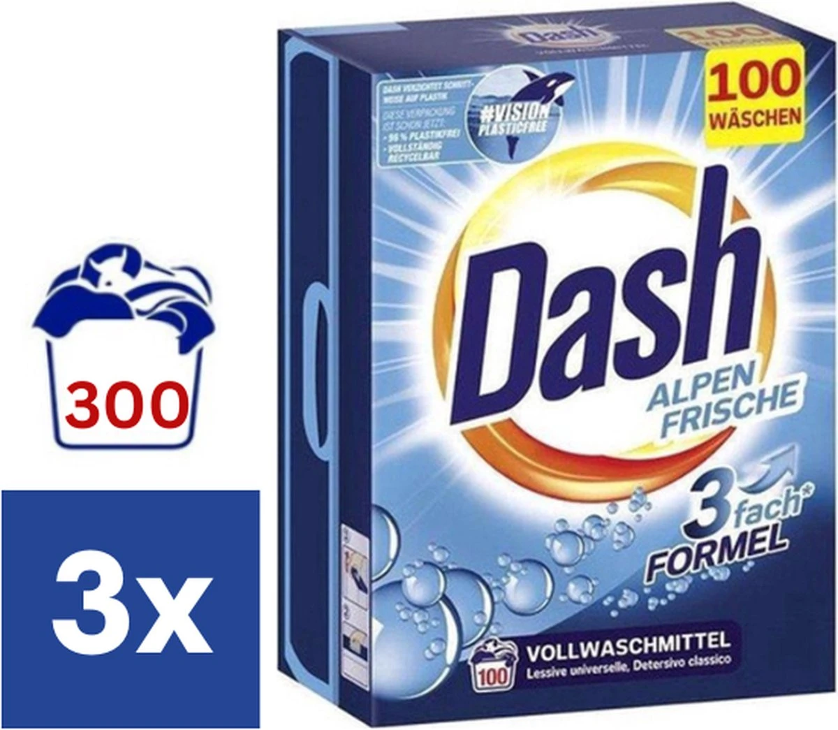 Dash XXL Pack Alpenfris Universeel Waspoeder - 3 x 6 kg (300 Wasbeurten) Dash XXL Pack Alpenfris Universeel Waspoeder - 3 X 6 Kg (300 Wasbeurten) -Schoonmaakproducten Winkel 1200x1045 1