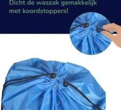 Wonair - Waszakken Voor Wasgoed - 60x90cm - Hemelsblauw - Met Trekkoord -Schoonmaakproducten Winkel 1200x1097 6