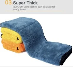 Droogdoek Auto - Watermagneet - Microvezel - Doek - 45 X 38 Cm - Blauw - Super Zacht! -Schoonmaakproducten Winkel 1200x1098 5