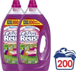 2x Witte Reus Vloeibaar Wasmiddel Color Reus 5 Liter -Schoonmaakproducten Winkel 1200x1117 3