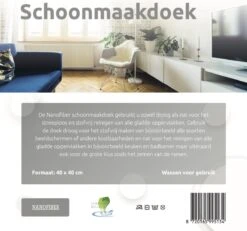 Ballista Raamdoeken Grijs Origineel 1 Droogdoek 40 X 60 Met Nanofiber 40 X 40 Cm Klasse 1 -Schoonmaakproducten Winkel 1200x1122 10