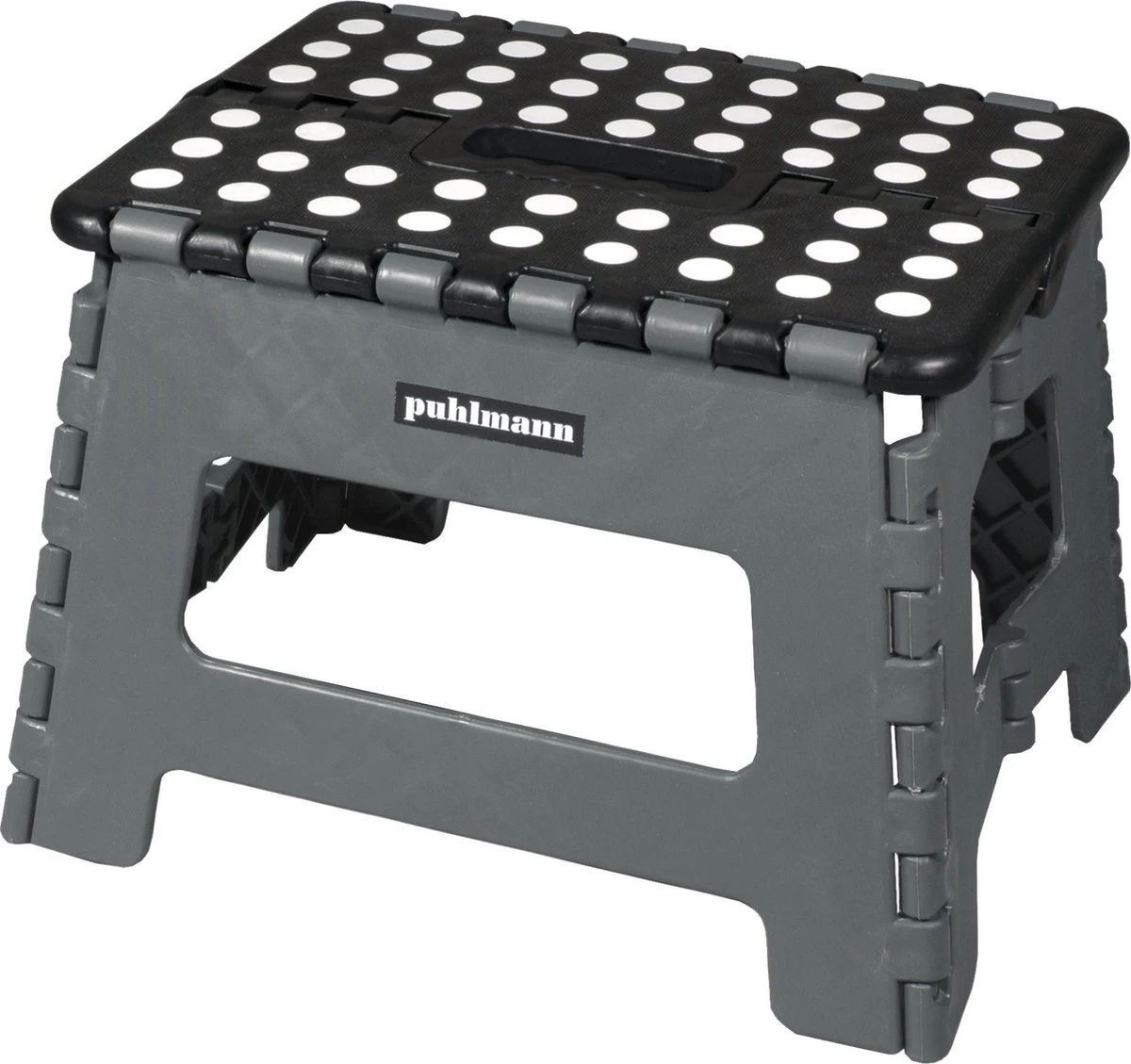 PUHLMANN - inklapbare kruk, JAMES, plastic, grijs, 22 cm hoog, max 100 kilo PUHLMANN - Inklapbare Kruk, JAMES, Plastic, Grijs, 22 Cm Hoog, Max 100 Kilo -Schoonmaakproducten Winkel 1200x1129 13