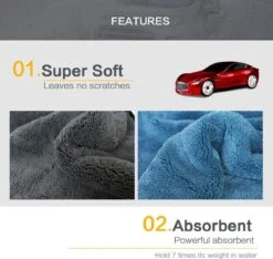 Droogdoek Auto - Watermagneet - Microvezel - Doek - 45 X 38 Cm - Blauw - Super Zacht! -Schoonmaakproducten Winkel 1200x1137 5