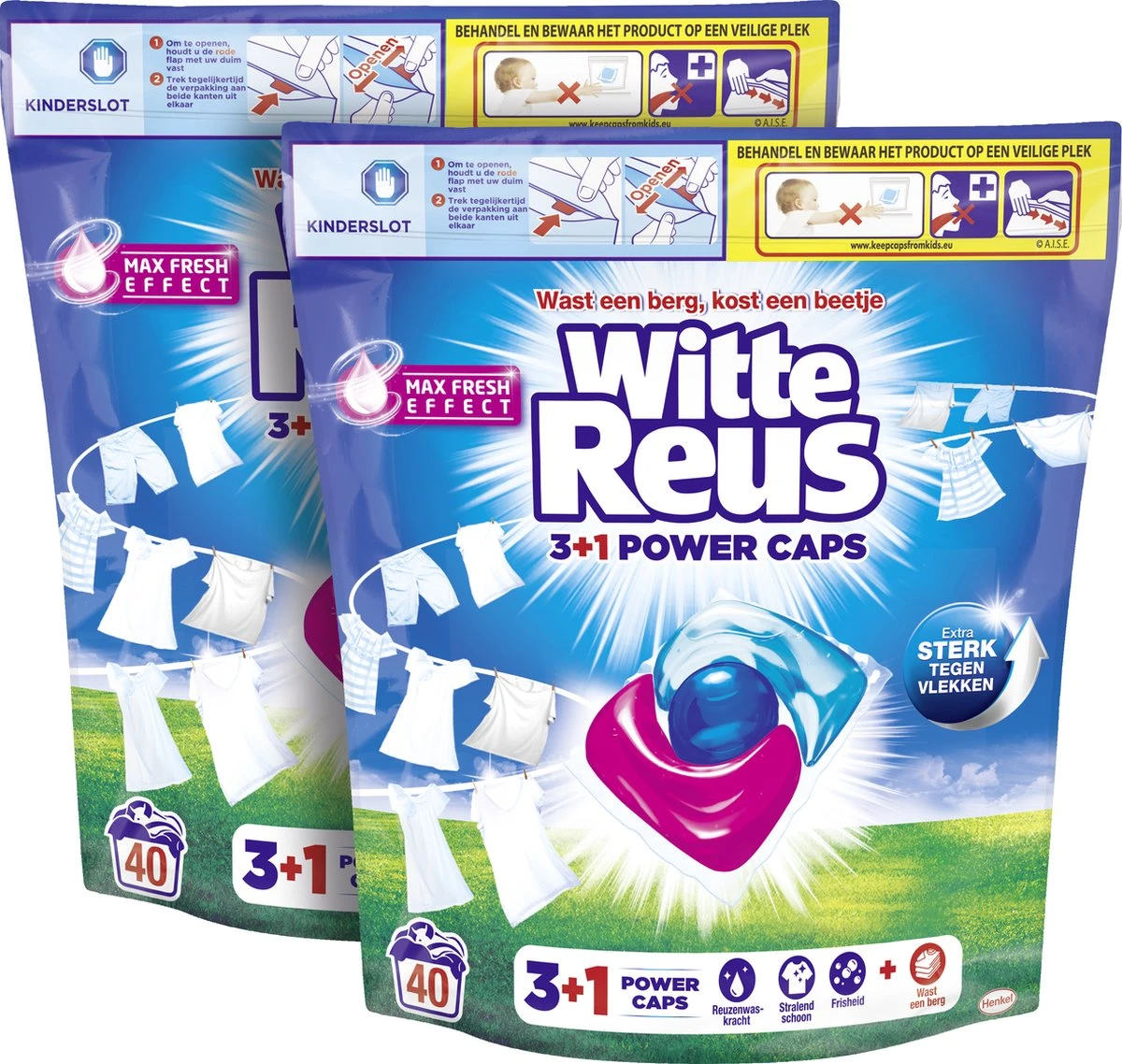 Witte Reus Power Caps Wascapsules - Wasmiddel Capsules - Voordeelverpakking - 2x40 wasbeurten Witte Reus Power Caps Wascapsules - Wasmiddel Capsules - Voordeelverpakking - 2x40 Wasbeurten -Schoonmaakproducten Winkel 1200x1138 4
