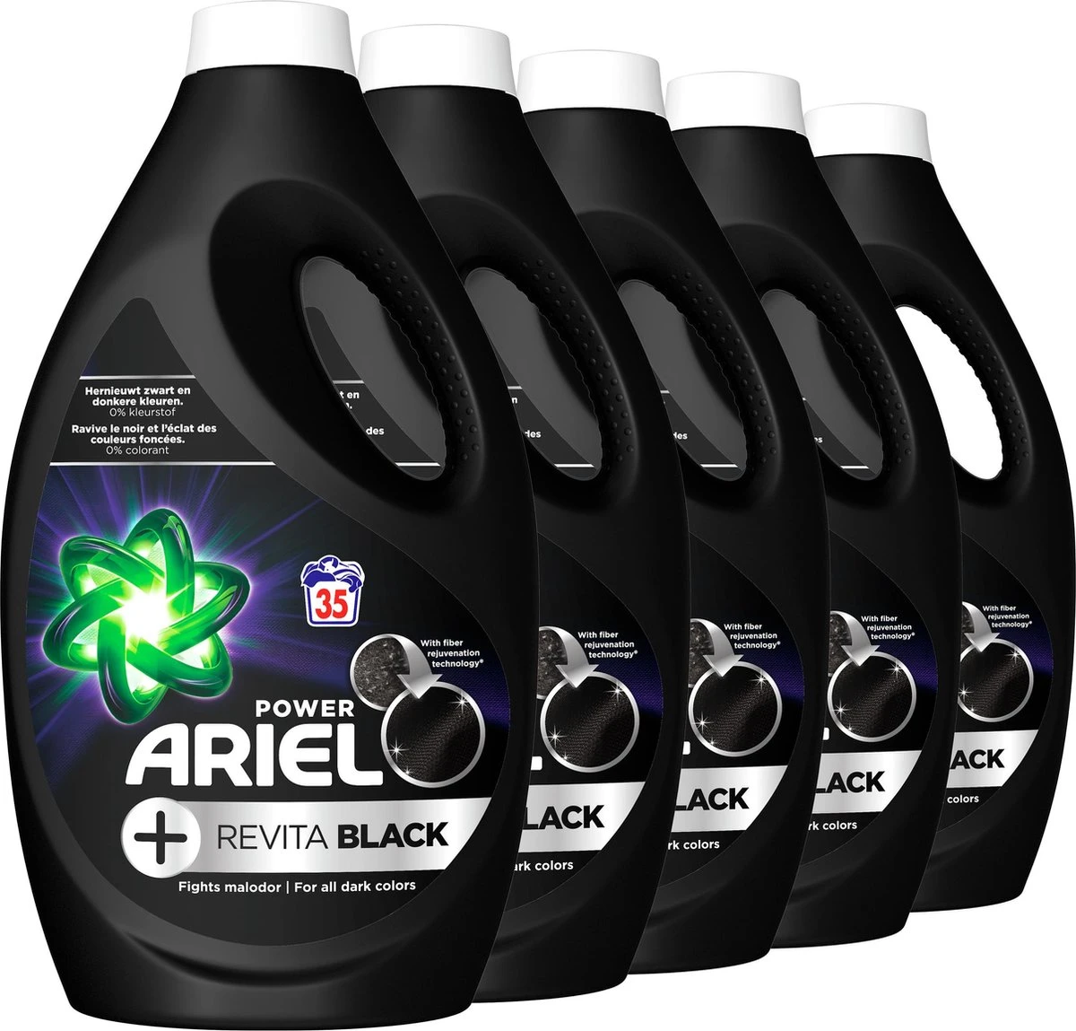 Ariel Vloeibaar Wasmiddel + Revitablack Zwart - 5x35 Wasbeurten - Voordeelverpakking Ariel Vloeibaar Wasmiddel + Revitablack Zwart - 5x35 Wasbeurten - Voordeelverpakking -Schoonmaakproducten Winkel 1200x1149 1