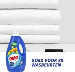 Omo Wit XXL Vloeibaar Wasmiddel - 80 Wasbeurten - Voordeelfles -Schoonmaakproducten Winkel 1200x1152 4
