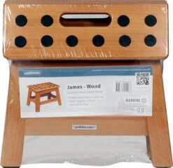PUHLMANN - Inklapbare Kruk, JAMES, Hout, 23 Cm Hoog, Max 150 Kilo -Schoonmaakproducten Winkel 1200x1164 11