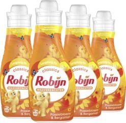 Robijn Classics Passiebloem & Bergamot Wasverzachter - 4 X 30 Wasbeurten - Voordeelverpakking -Schoonmaakproducten Winkel 1200x1169 11