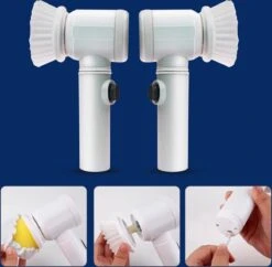 B-care Magic Brush - Elektrische Multifunctionele Schoonmaakborstel - 7 Opzetstukken - Wasborstel - Poetsmachine - Schrobborstel - Handborstel - Werkborstel - Schrobber - Boorborstel - Reinigingsborstel -Schoonmaakproducten Winkel 1200x1176 5