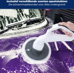 B-care Elektrische Schoonmaakborstel - 4 Opzetstukken - Wasborstel - Poetsmachine - Schrobborstel - Handborstel - Werkborstel - Schrobber - Boorborstel - Schoonmaakmiddelen - Reinigingsborstel -Schoonmaakproducten Winkel 1200x1184 21