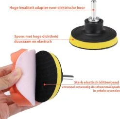 Borstelset Boormachine 25 Delig - Schuursponsjes- Schrobborstel – Boorborstel – Schuurborstel - Borstel Boormachine – Schoonmaakborstel – Reinigingsborstel – Tapijtreiniger - Borstelset -Schoonmaakproducten Winkel 1200x1184 23