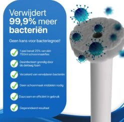 RevoBrush 28x Crystal Clean Foaming Pads Navulling - WC Borstel Met Houder Vrijstaand 5 RevoBrush 28x Crystal Clean Foaming Pads Navulling - WC Borstel Met Houder Vrijstaand -Schoonmaakproducten Winkel 1200x1184