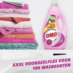Omo Vloeibaar Wasmiddel Kleur - 100 Wasbeurten - Grootverpakking -Schoonmaakproducten Winkel 1200x1194 1
