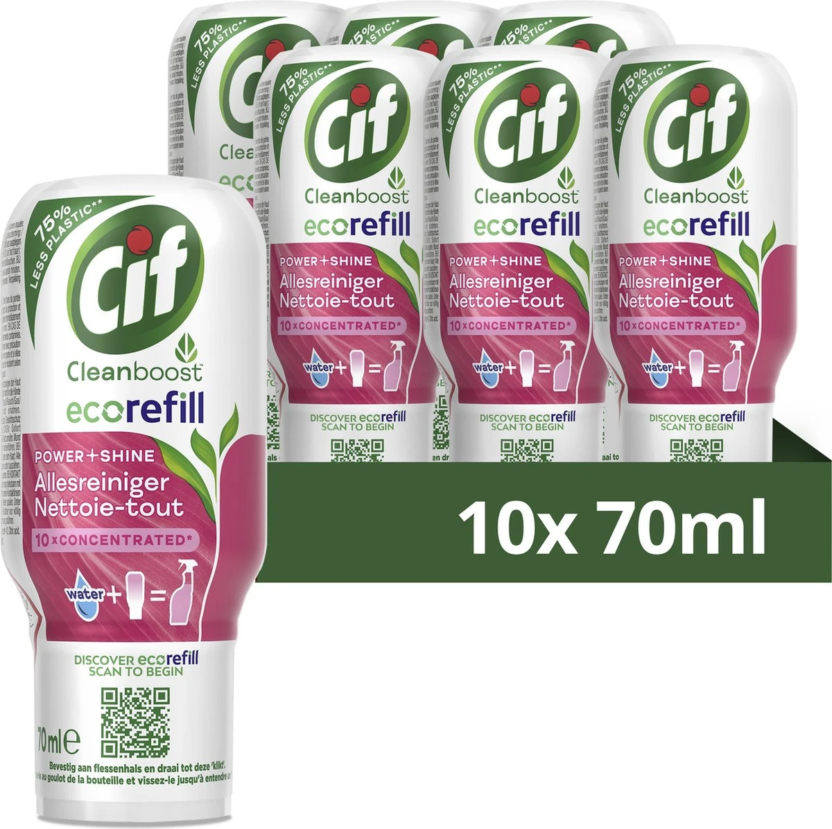 Cif CleanBoost Power & Shine Allesreiniger Ecorefill Capsules - 10 x 70 ml - Voordeelverpakking Cif CleanBoost Power & Shine Allesreiniger Ecorefill Capsules - 10 X 70 Ml - Voordeelverpakking -Schoonmaakproducten Winkel 1200x1196 2