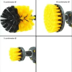 Merkloos Kibani 3 Delige Borstelset Voor Boormachine - Schrobborstel - Polypropyleen - Borstel Boormachine - Schuurborstel - Automatische Reiniging - Reinigingsborstels Voor Boormachine - Schoonmaakborstel -Schoonmaakproducten Winkel 1200x1198 53