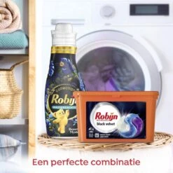 Robijn Black Velvet 3 In 1 Wascapsules - 40 Wasbeurten - Kwartaalbox -Schoonmaakproducten Winkel 1200x1200 1161