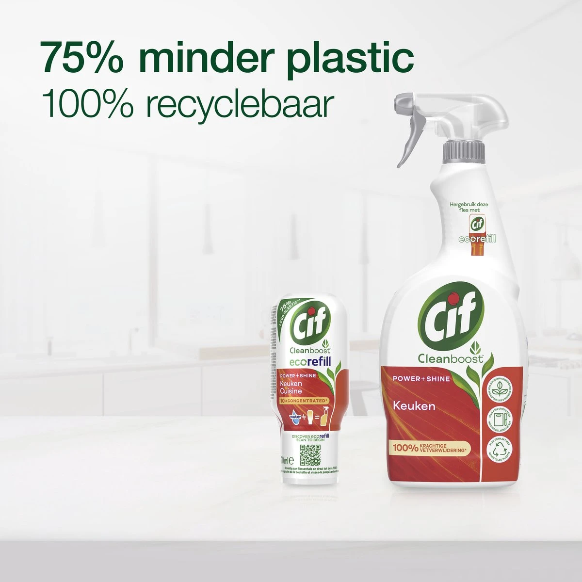 Cif CleanBoost Power & Shine Keuken Ecorefill Capsules - 10 x 70 ml - Voordeelverpakking Cif CleanBoost Power & Shine Keuken Ecorefill Capsules - 10 X 70 Ml - Voordeelverpakking -Schoonmaakproducten Winkel 1200x1200 142