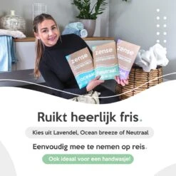 Zense Eco Wasmiddel Wasstrips - 72 Grote Wasbeurten - Neutraal - Wasmiddeldoekjes -Schoonmaakproducten Winkel 1200x1200 1613