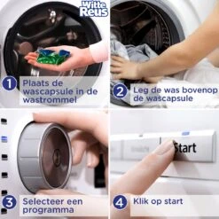 Witte Reus Power Caps Wascapsules - Wasmiddel Capsules - Voordeelverpakking - 2x40 Wasbeurten 8 Witte Reus Power Caps Wascapsules - Wasmiddel Capsules - Voordeelverpakking - 2x40 Wasbeurten -Schoonmaakproducten Winkel 1200x1200 1716