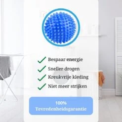 Wasdroger Ballen - Wasbol - Droogballen - Wasbal - Wasballen - Drogerballen - Wasballen Voor Wasmachine - 4 Stuks 5 Wasdroger Ballen - Wasbol - Droogballen - Wasbal - Wasballen - Drogerballen - Wasballen Voor Wasmachine - 4 Stuks -Schoonmaakproducten Winkel 1200x1200 2107