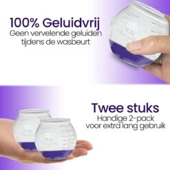 BluGo Doseerbol 2 Stuks - Wasbollen - Doseerdop - Drogerballen - Wasballen - Wasmiddel - Herbruikbaar - Maataanduiding - 150ml -Schoonmaakproducten Winkel 1200x1200 2122